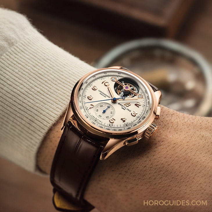 BREITLING - PREMIER - RB2120211G1P1 - 提升收藏高度的內行選擇：百年靈Premier B21陀飛輪計時碼錶