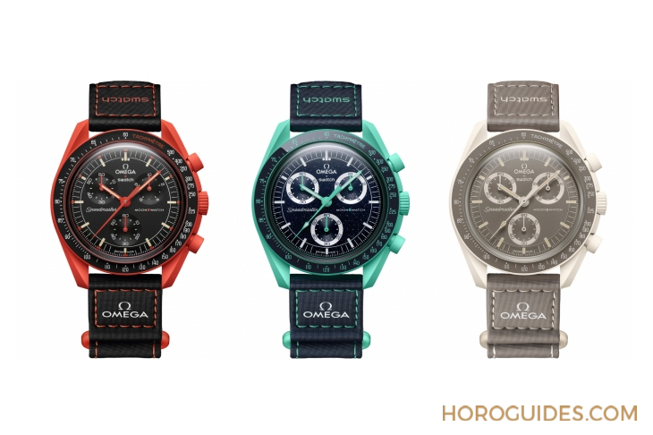 SWATCH - BIOCERAMIC - SO33O100 - MoonSwatch全新地球任務,三款腕錶配色、三個錶迷會感興趣的設計彩蛋