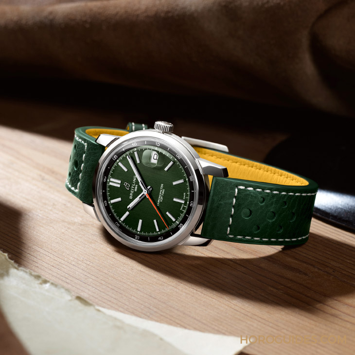 BREITLING - TOP TIME - AB3113281A1X1 - 與Top Time一起追尋自由：BREITLING百年靈B31全新三針腕錶與自製機芯