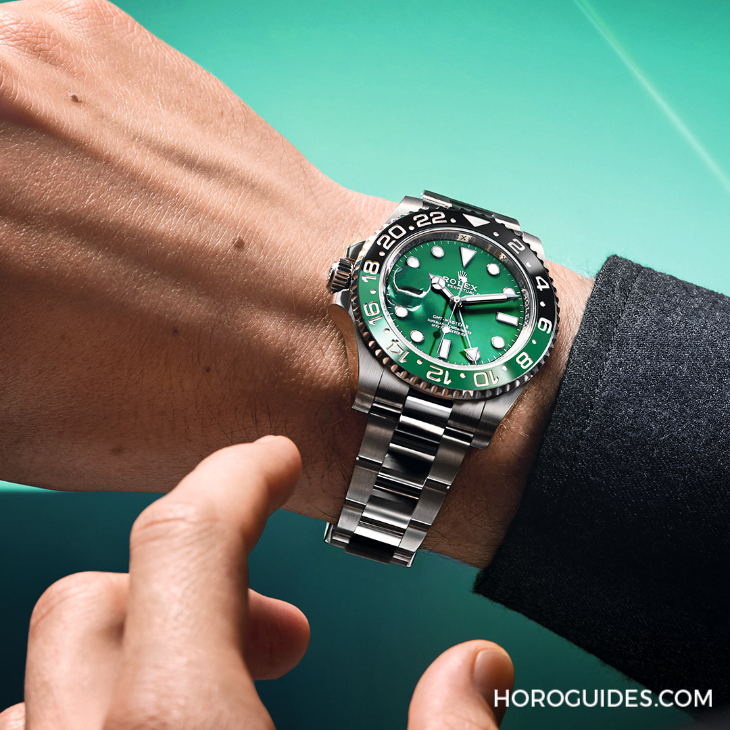 ROLEX - GMT-MASTER II - 126729VTNR-0001 - 綠色果然是ROLEX的特別色：GMT-Master II左冠綠黑圈推出勞力士首款陶瓷錶面126729VTNR