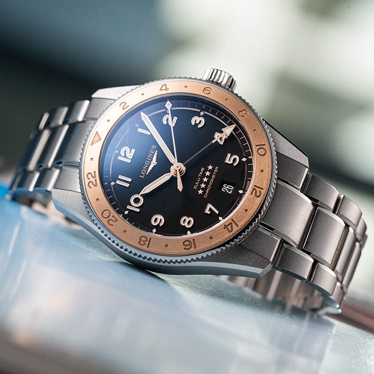 LONGINES - SPIRIT - L3.803.5.53.6 - 百週年特調雙色金，浪琴表Zulu Time 1925誠意滿滿！LONGINES Spirit先行者系列