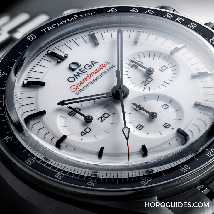 OMEGA - SPEEDMASTER - 310.30.42.50.04.001 - 白面不鏽鋼登月錶終於現身！OMEGA推出全新白色漆面Speedmaster Moonwatch