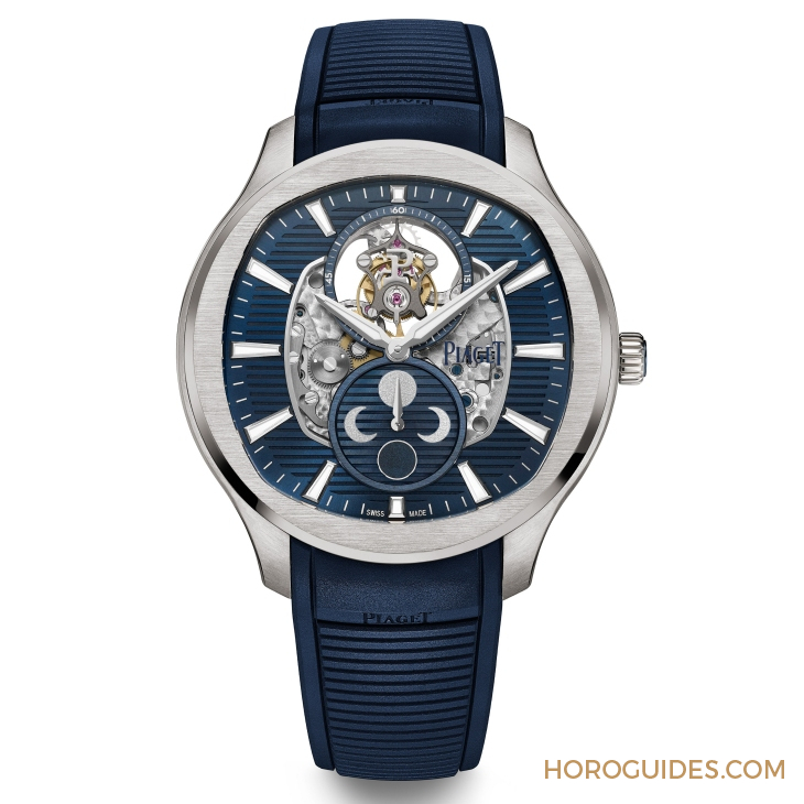 PIAGET - POLO - G0A49080 - 輕質飛輪映明月｜PIAGET Polo飛行陀飛輪月相腕錶全新亮相