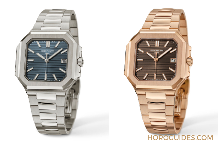 PATEK PHILIPPE - CUBITUS - 7128/1G-001 - Cubitus 40mm中裝尺寸現身！PATEK PHILIPPE Ref. 7128白金藍灰面及玫瑰金啡面款登場