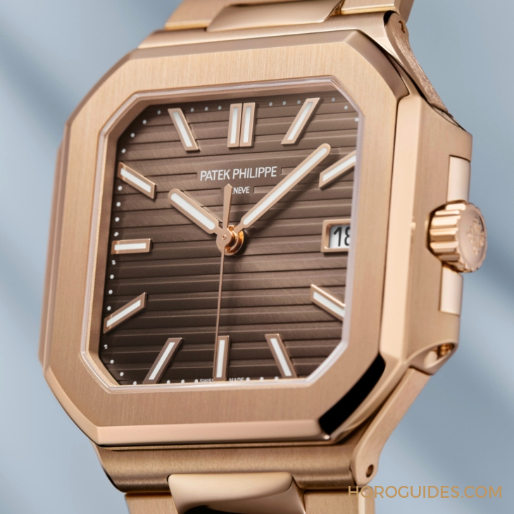 PATEK PHILIPPE - CUBITUS - 7128/1G-001 - Cubitus 40mm中裝尺寸現身！PATEK PHILIPPE Ref. 7128白金藍灰面及玫瑰金啡面款登場
