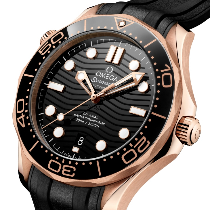 OMEGA - SEAMASTER - 210.52.42.20.04.001 - 奢華潛水四重奏!OMEGA Seamaster海馬潛水300米系列貴金屬新款列陣