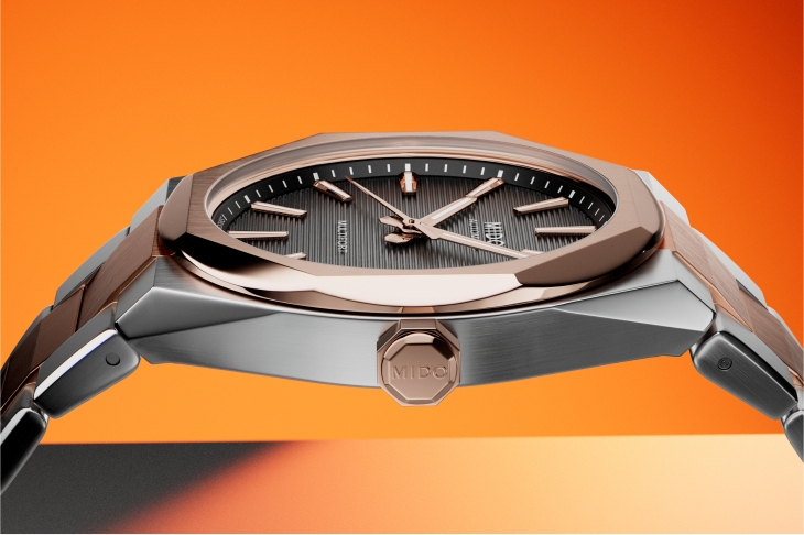 MIDO - MULTIFORT - M055.507.22.051.00 - 從雙冠到單冠:MIDO以Multifort 8 One Crown雙色金新款續寫八角幾何美學