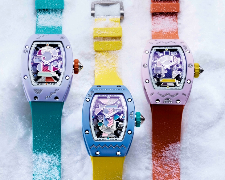RICHARD MILLE - WOMEN - RM 07-01 - 寶石鑲彩，陶瓷織色｜2026年RM 07-01彩色陶瓷系列絢爛謝幕