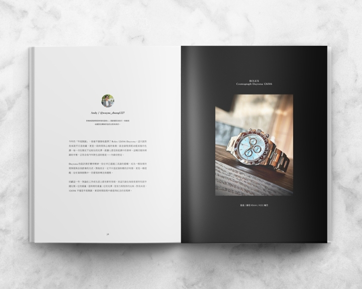 ROLEX - COSMOGRAPH DAYTONA - 126506-0002 - 藏家Andy年度最愛|HOROGUIDES雜誌Vol.9特別企劃