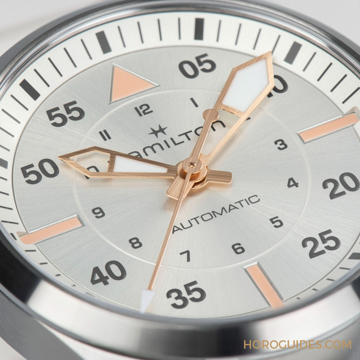 HAMILTON - KHAKI AVIATION - H64635560 - 設計微調、新增尺寸,HAMILTON Khaki Aviation Pilot系列七款新作再現軍風