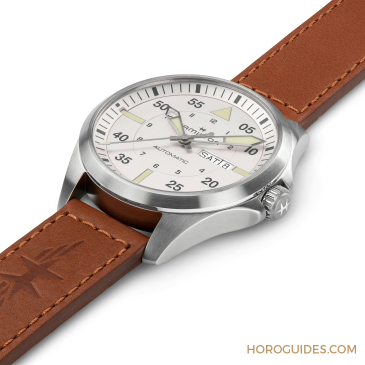 HAMILTON - KHAKI AVIATION - H64635560 - 設計微調、新增尺寸,HAMILTON Khaki Aviation Pilot系列七款新作再現軍風