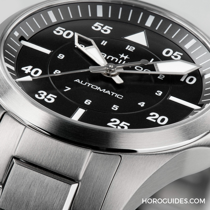 HAMILTON - KHAKI AVIATION - H64635560 - 設計微調、新增尺寸,HAMILTON Khaki Aviation Pilot系列七款新作再現軍風