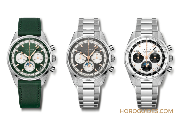 ZENITH - CHRONOMASTER - 03.3400.3610/40.C912 - 2024 LVMH Watch Week速報|ZENITH Chronomaster全日曆回歸,另有嶄新綠陶瓷圈