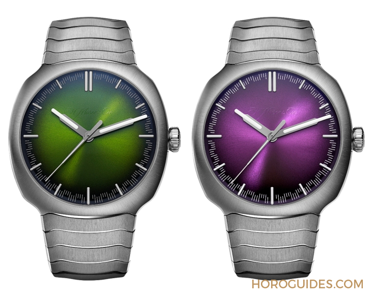 H. MOSER & CIE - STREAMLINER - 6201-1200 - 青龍升級回歸、夢幻紫色同步亮相|H. MOSER & CIE. Streamliner疾速者大三針極光綠改版