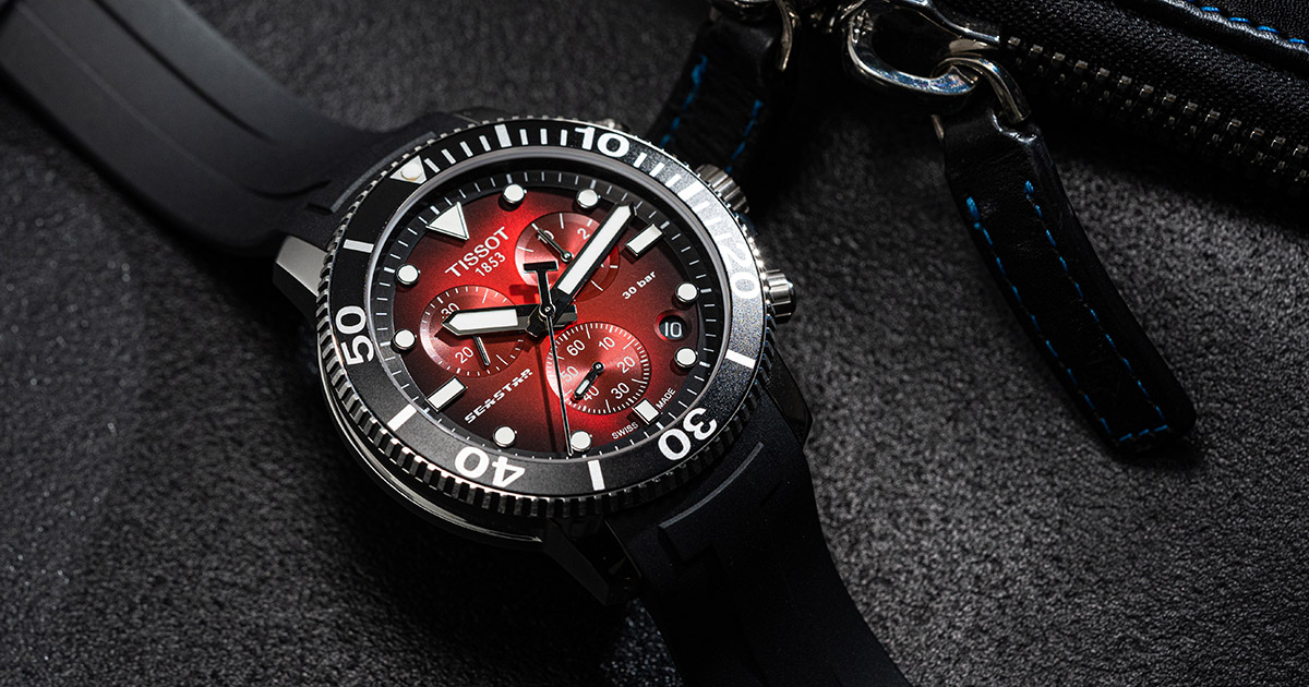 兩萬元入門價位的計時潛水錶｜TISSOT Seastar 1000石英計時碼錶